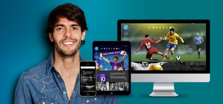 Kaká: Os bastidores do novo site para 50 milhões de fãs