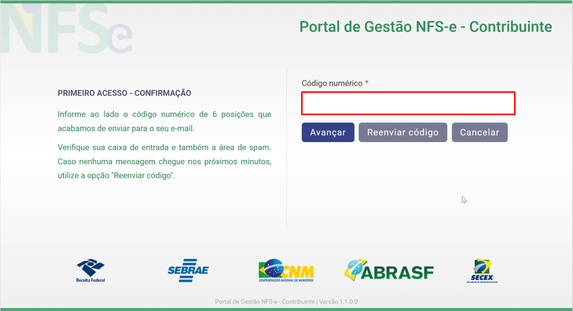 Emissão de NFS-e - Manual da NFS-e